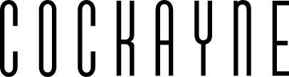 Black logo on transparent background reading 'Cockayne'.